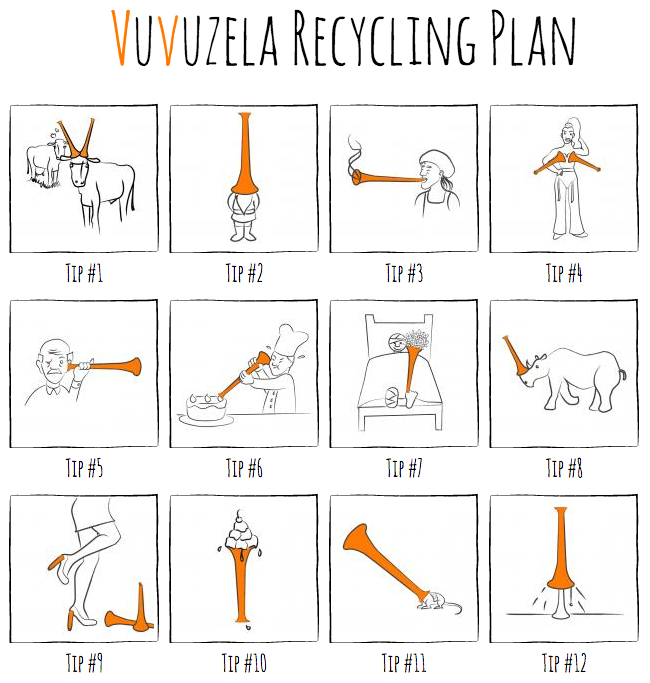 Vuvuzela Recycle Plan